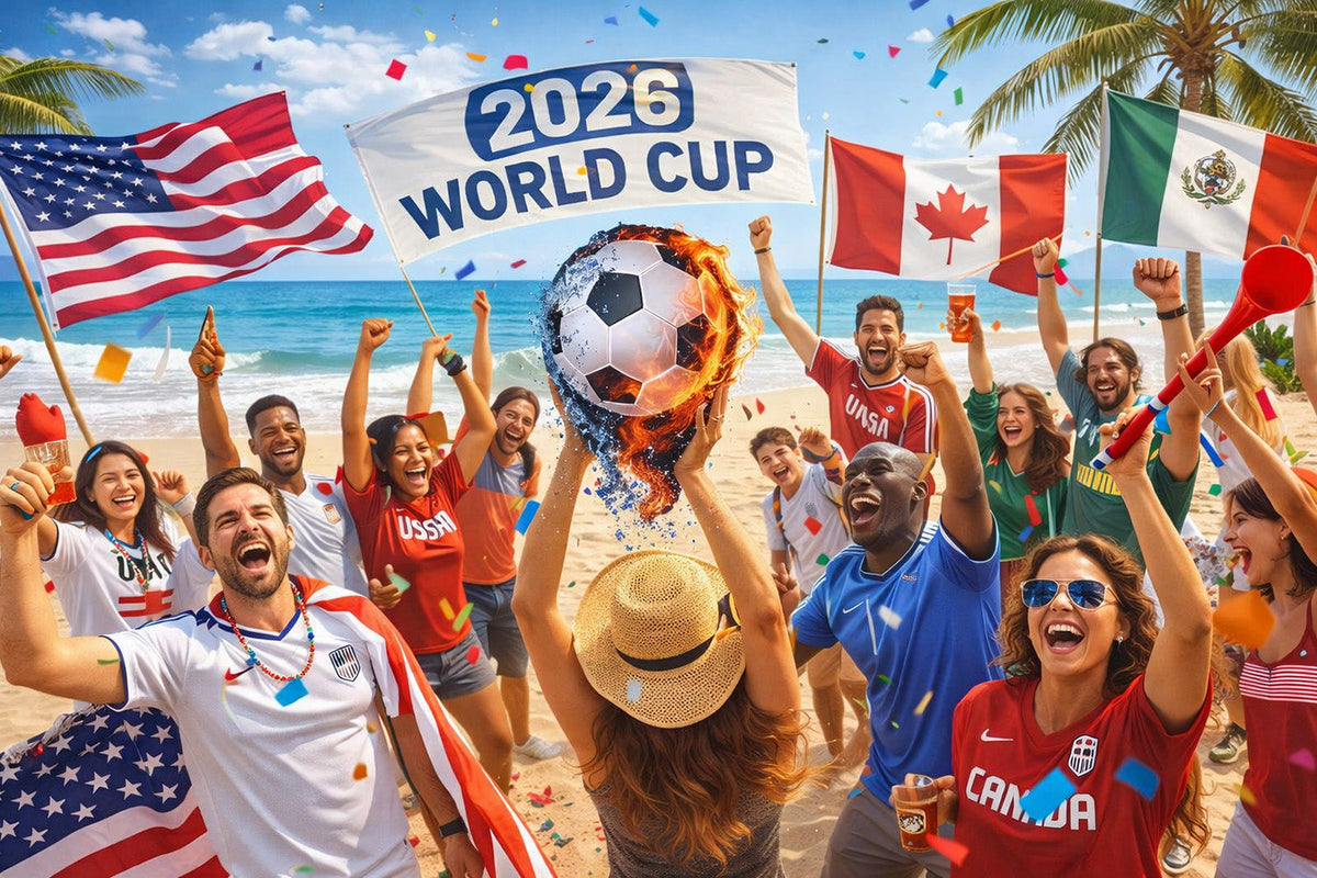 ⚽2026 World Cup Fever: Celebrate the Game in Style with Beach Vibes & Football Towels