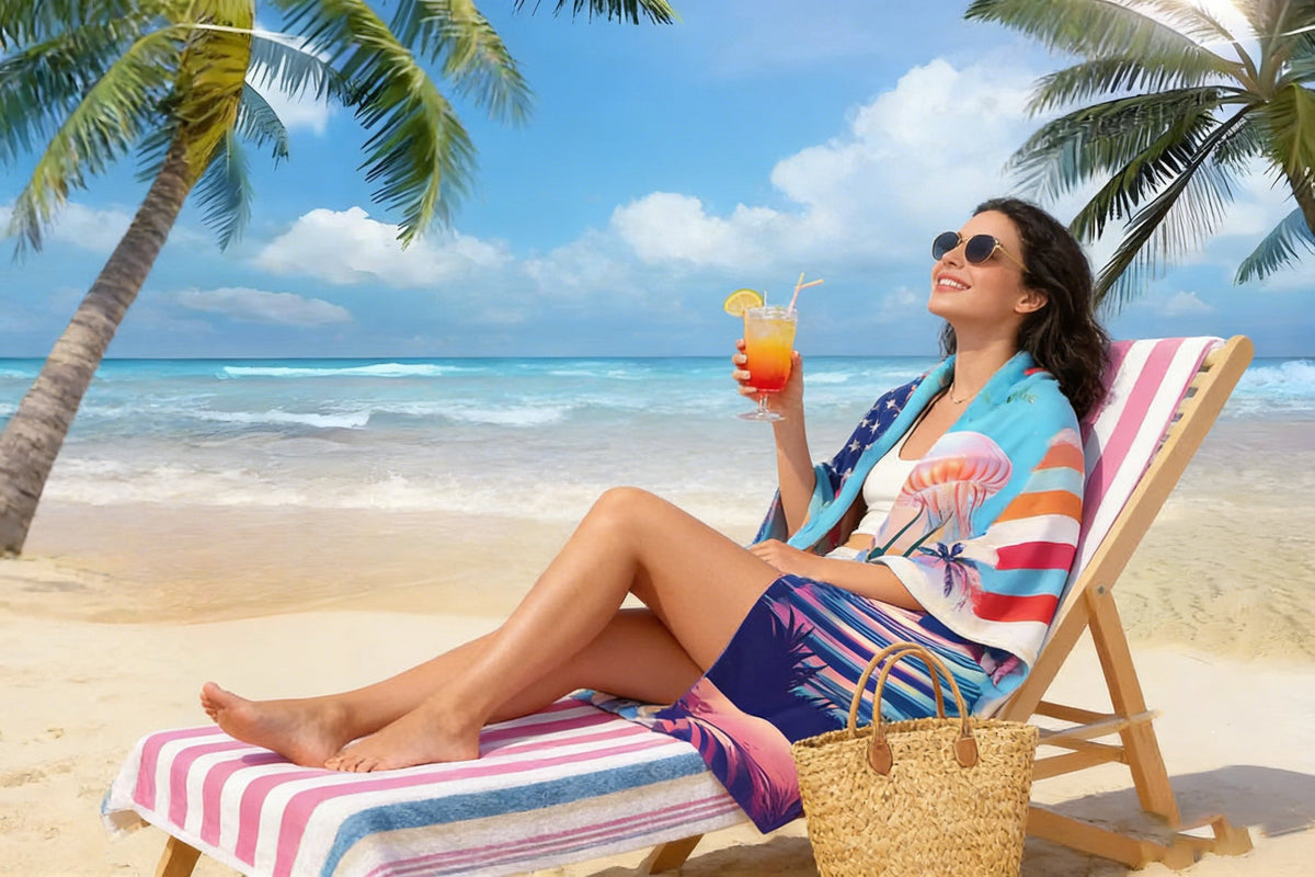 What makes a beach towel sand-free?