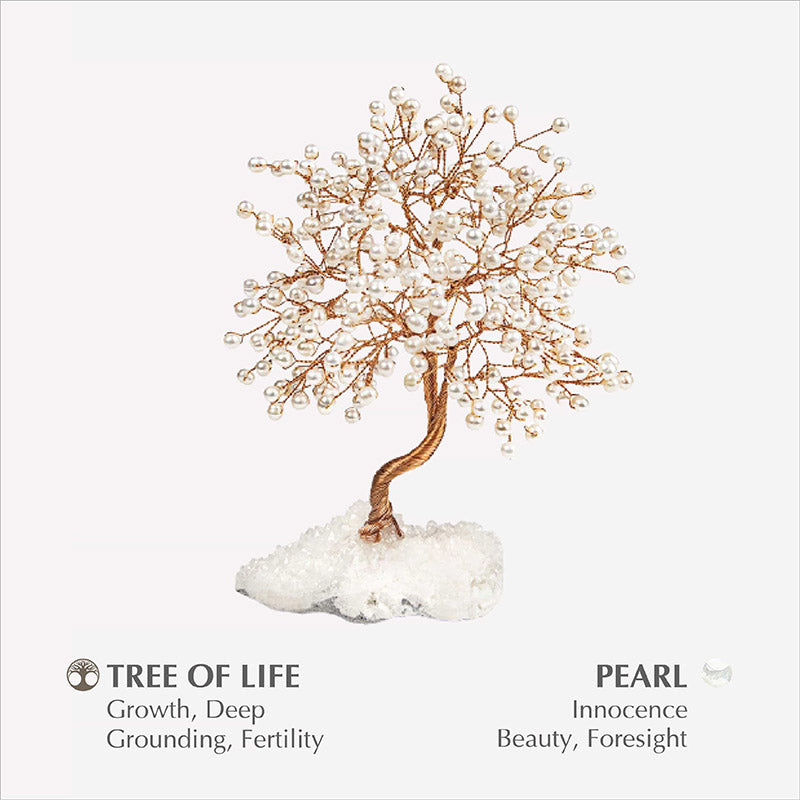 Giftoluck Pure Break - Pearl Stone Feng Shui Tree