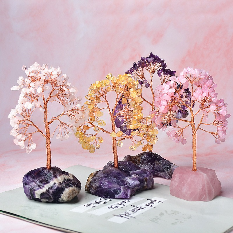 GiftoLuck Fantasy Amethyst Base Feng Shui Tree