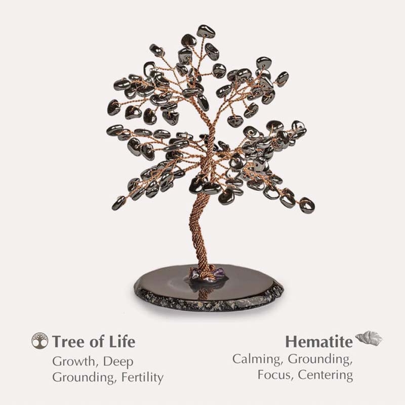 Giftoluck Thought Stabilizer Hematite Feng Shui Tree