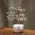 Giftoluck Crystal Gravel Ceramic Pot Base Feng Shui Tree