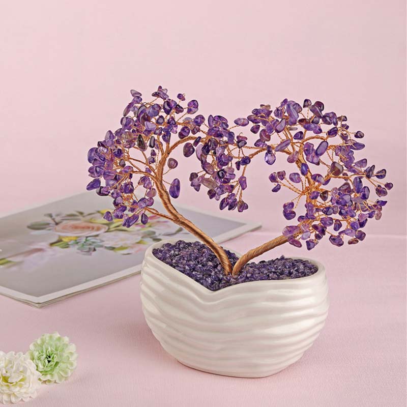 GiftoLuck Chakra Natural Crystal Stone Feng Shui Tree