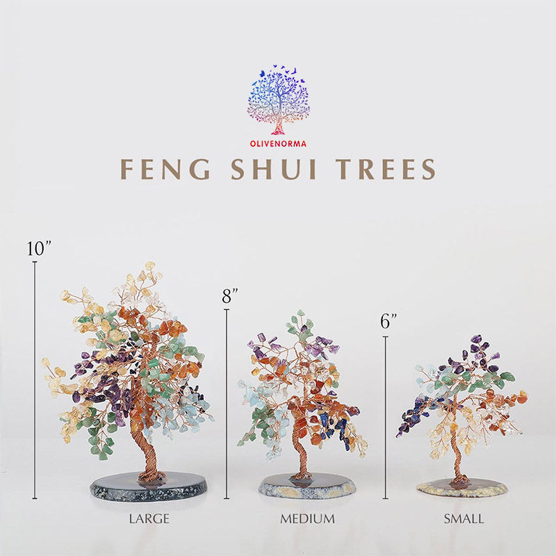 Giftoluck Protection Amber Feng Shui Tree