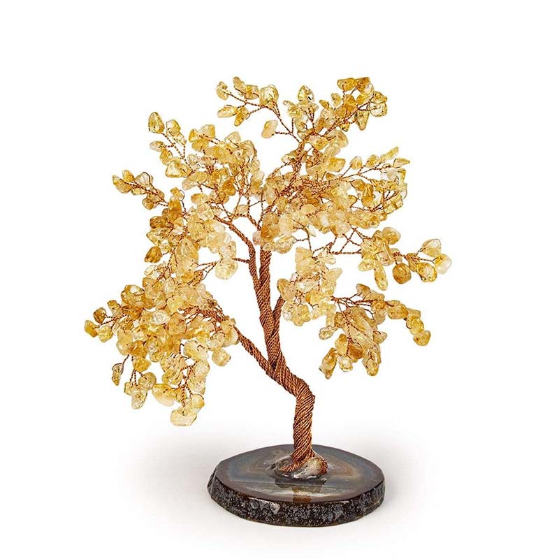 Giftoluck Happiness Evoker Citrine Feng Shui Tree
