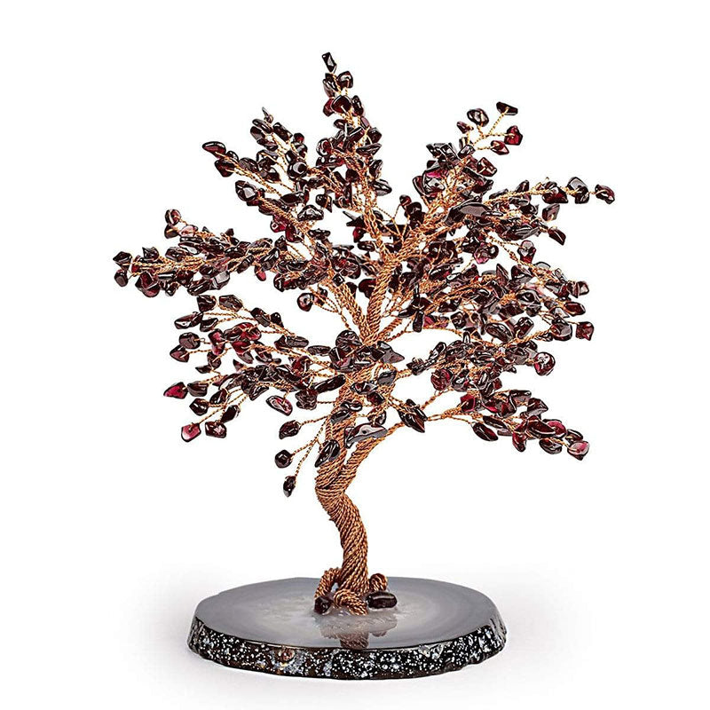 Giftoluck Pursuit Of Passion Garnet Tree Of Life