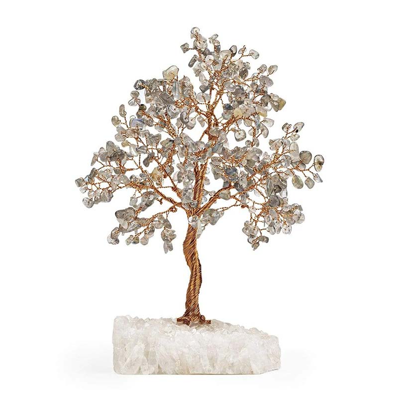 Giftoluck Limitless Potential - Labradorite Stone Feng Shui Tree
