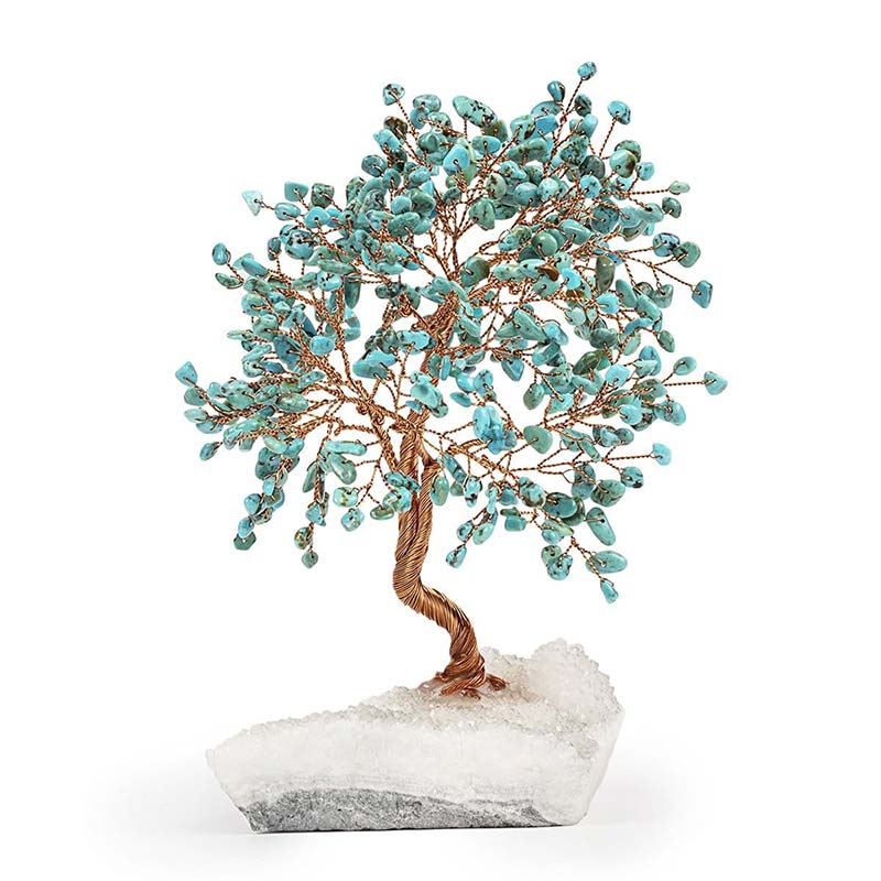 Giftoluck The Master Healer - Turquoise Feng Shui Tree