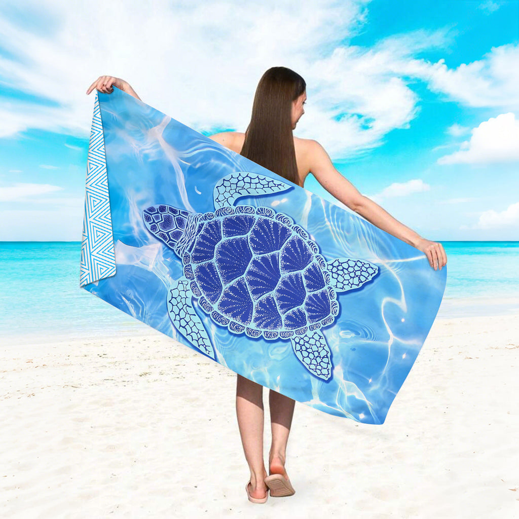 GiftoLuck Quick Dry Beach Towel Must-have Print Towels for Travel Holiday with Mesh Bag