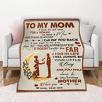 Aonana “To My Mom” Flannel Blanket Soft Cozy Throw Perfect Gift for Mother's Day,Birthday,Holiday