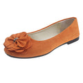 GifitoLuck Women’s Square Toe Flower Flats, Slip-On Bow Walking Shoes for Spring 2026, Thoughtful Gift for Mum or Grandma