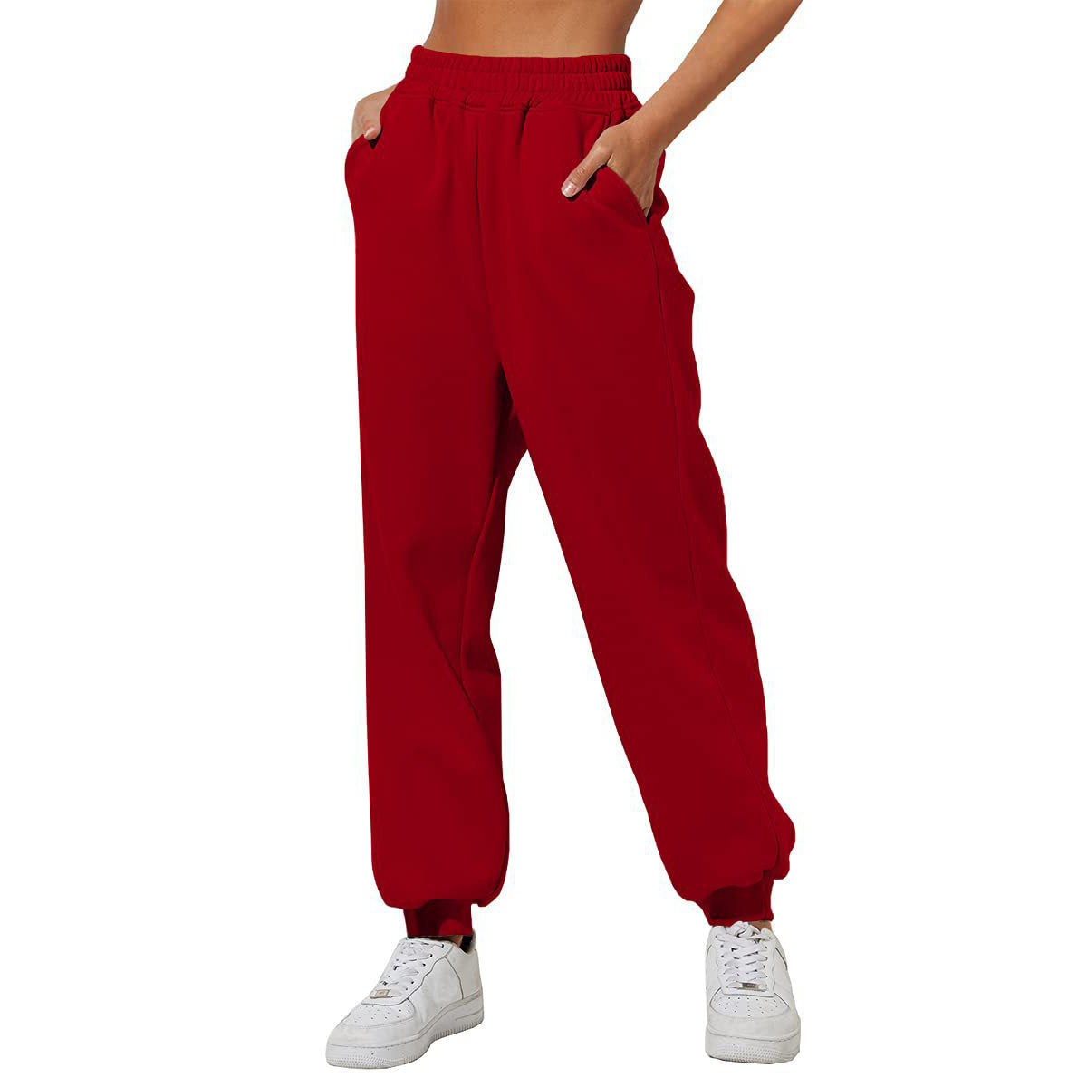 💝Last Day 69% OFF💝Women’s High-Waisted Sweatpants with Pockets – Jogger & Wide-Leg Casual Lounge Pants