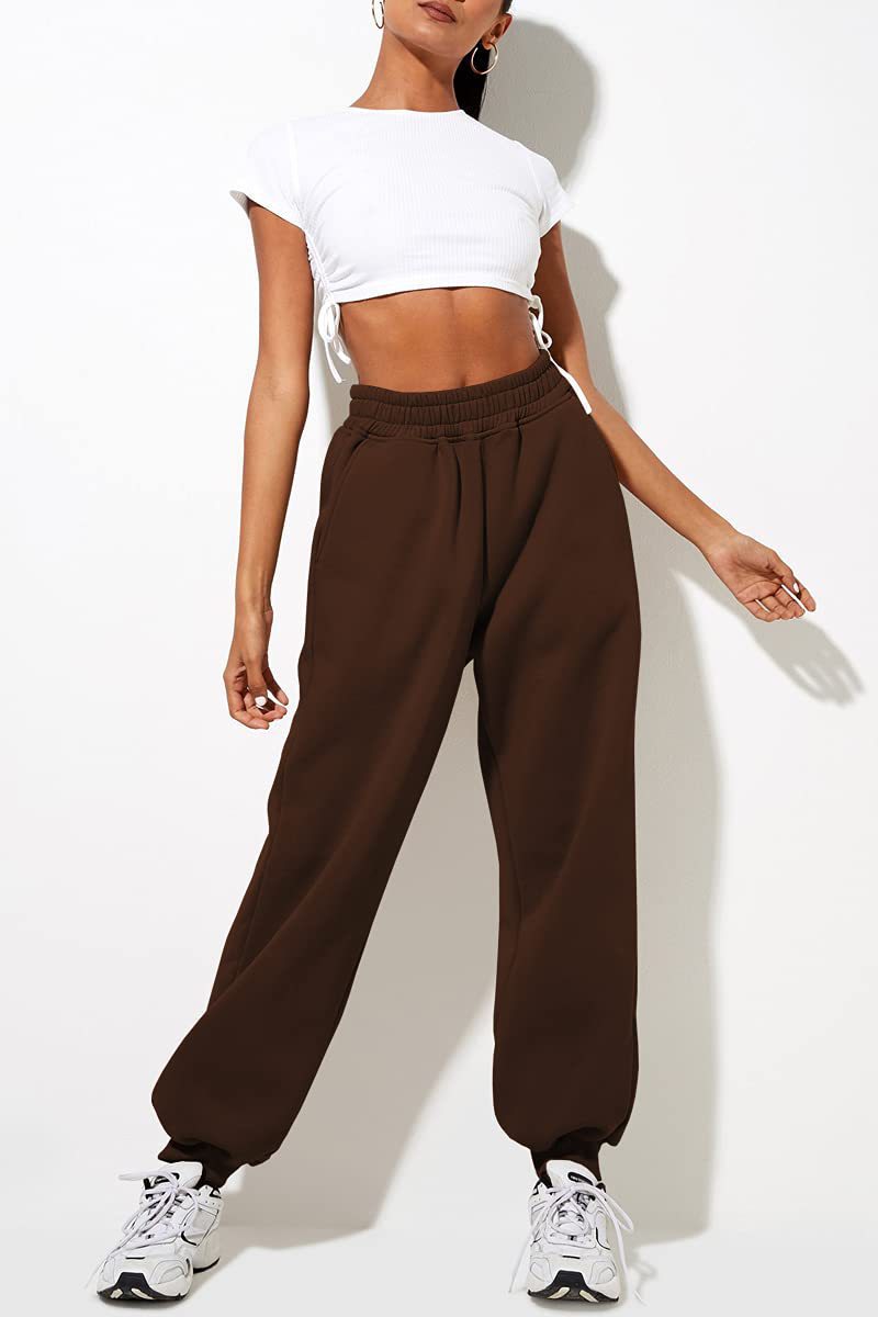 💝Last Day 69% OFF💝Women’s High-Waisted Sweatpants with Pockets – Jogger & Wide-Leg Casual Lounge Pants