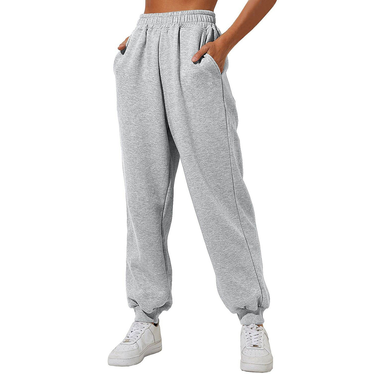 💝Last Day 69% OFF💝Women’s High-Waisted Sweatpants with Pockets – Jogger & Wide-Leg Casual Lounge Pants