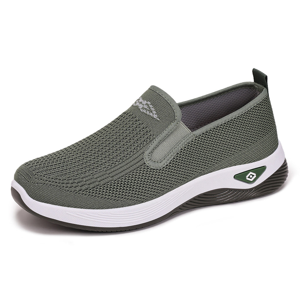 GifitoLuck Women’s Breathable Knit Slip-On Shoes, Lightweight Soft Sole Casual Comfort Loafers, Easy Everyday Walking Gift for Mum or Grandma