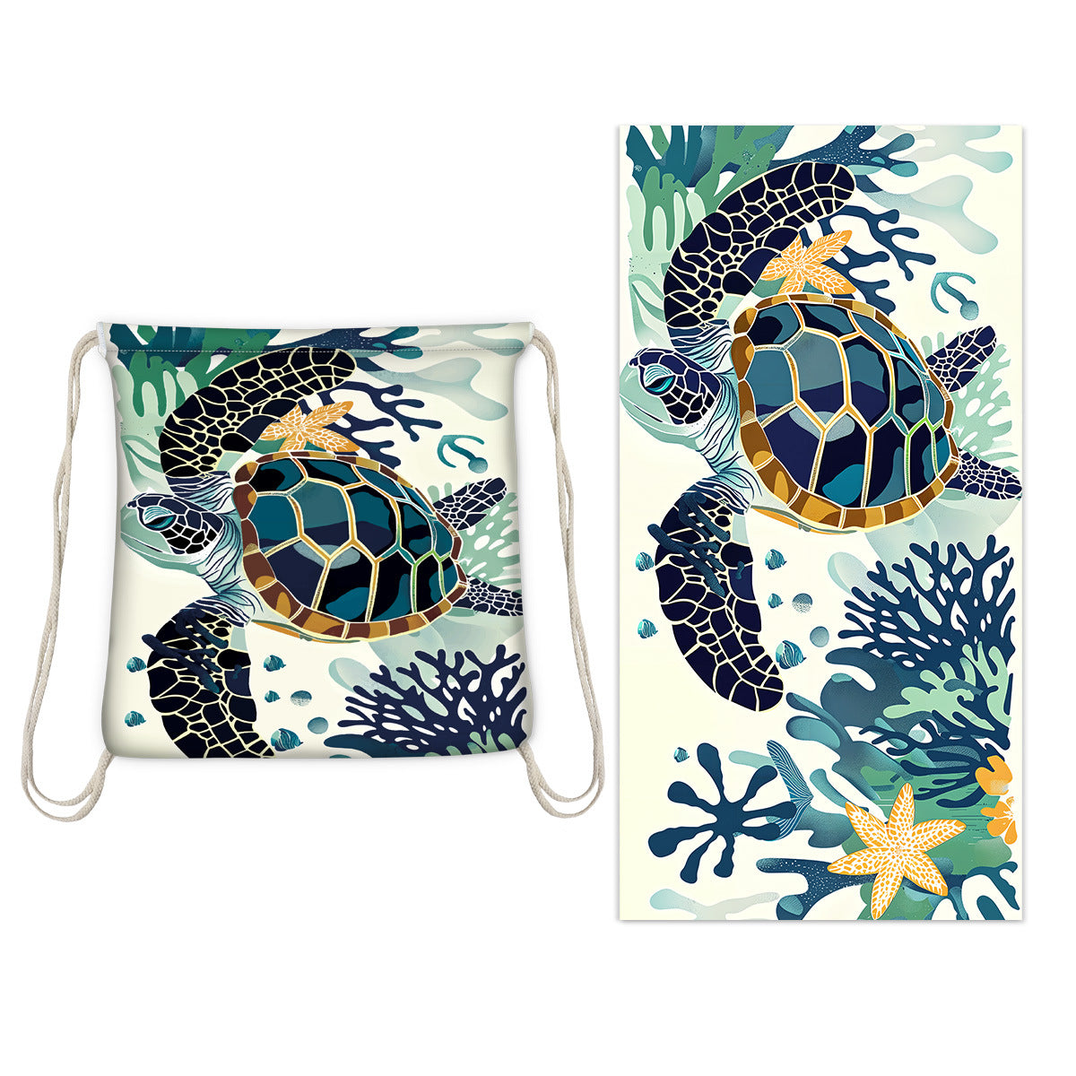 GiftoLuck 2-in-1 Backpack Beach Towel Quick Dry Travel Bag Summer Holiday Swimming Bath Towel