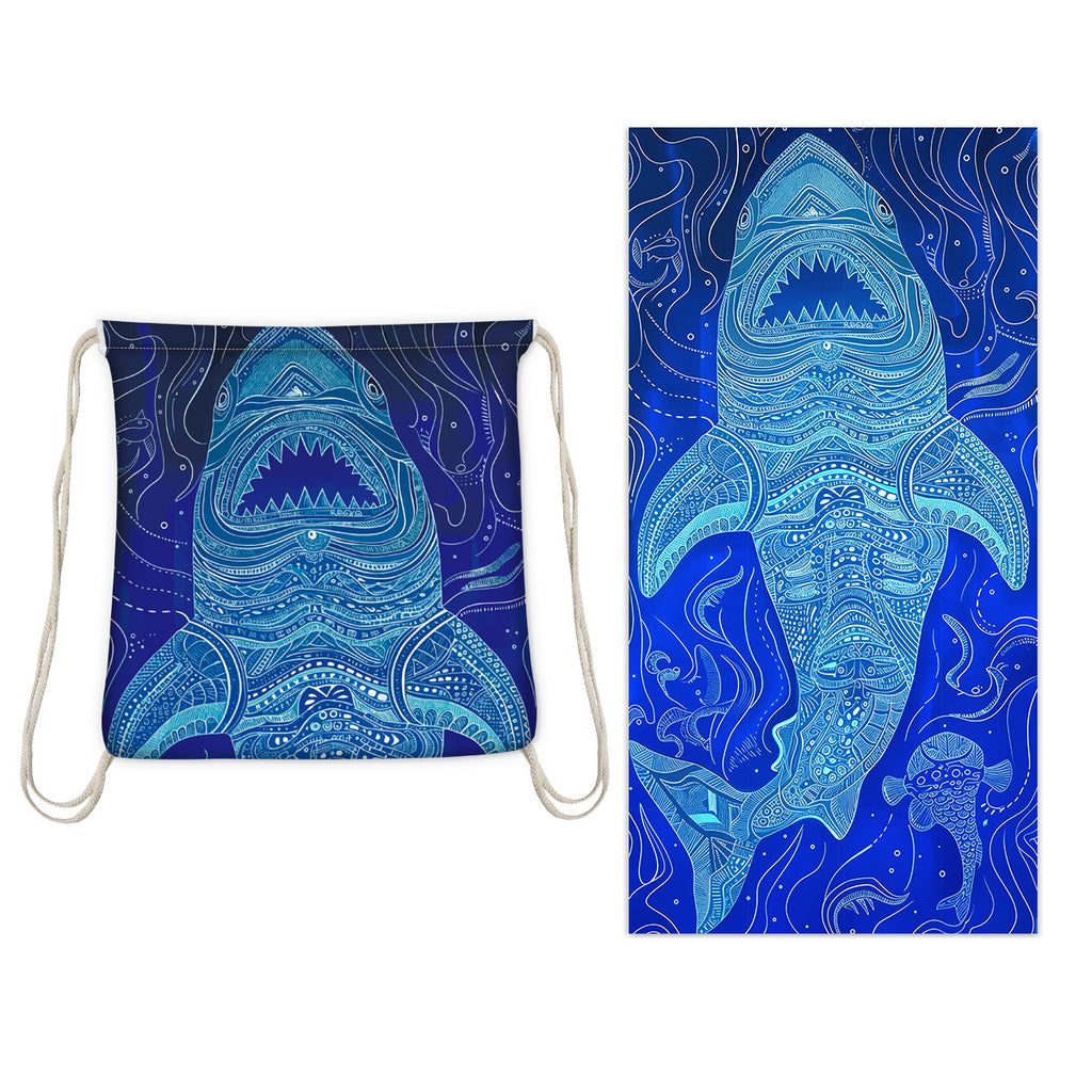 GiftoLuck 2-in-1 Backpack Beach Towel Quick Dry Travel Bag Summer Holiday Swimming Bath Towel