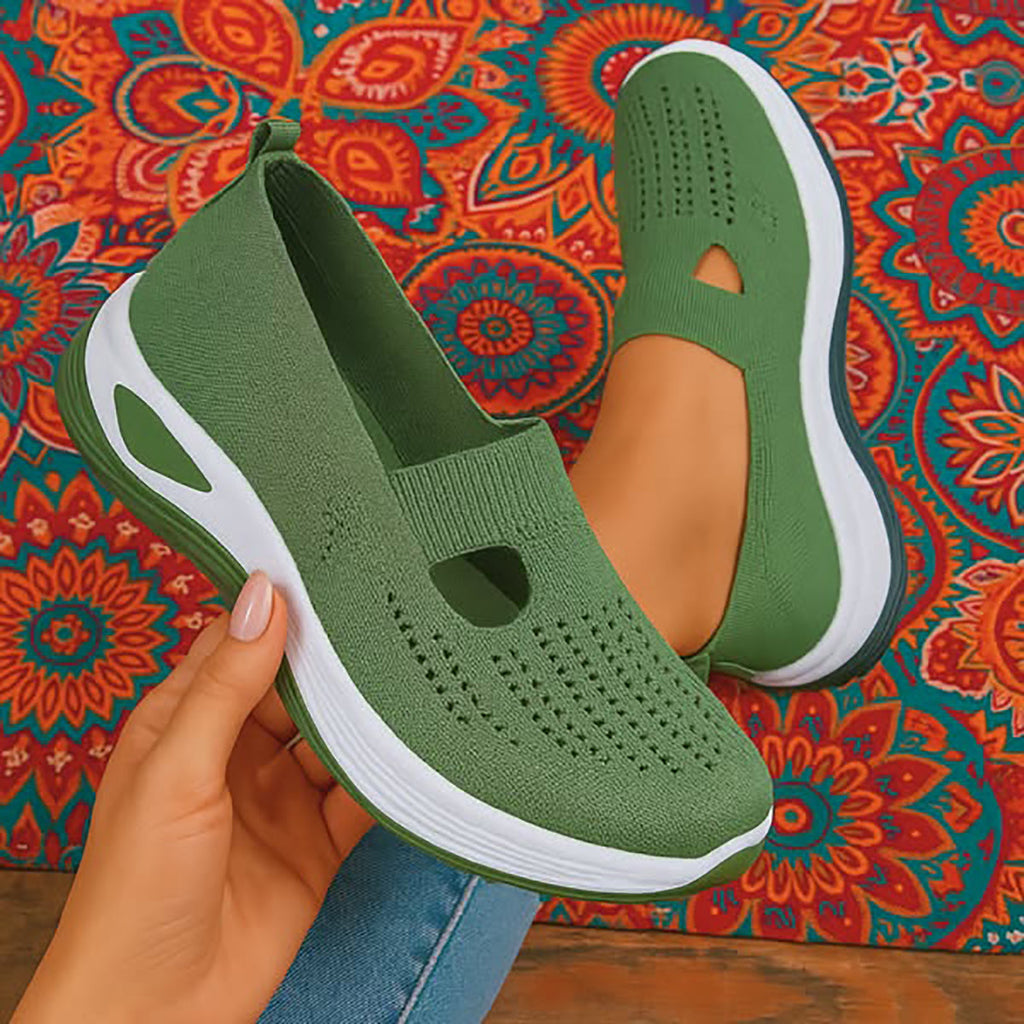⭐️UK Top 1 Women Flats⭐️Women's Casual Orthopedic Walking Flats for Middle-Aged and Seniors
