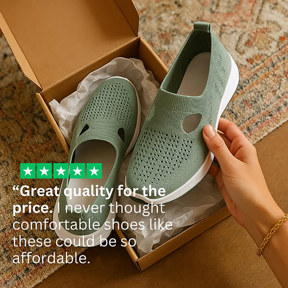 ⭐️UK Top 1 Women Flats⭐️Women's Casual Orthopedic Walking Flats for Middle-Aged and Seniors