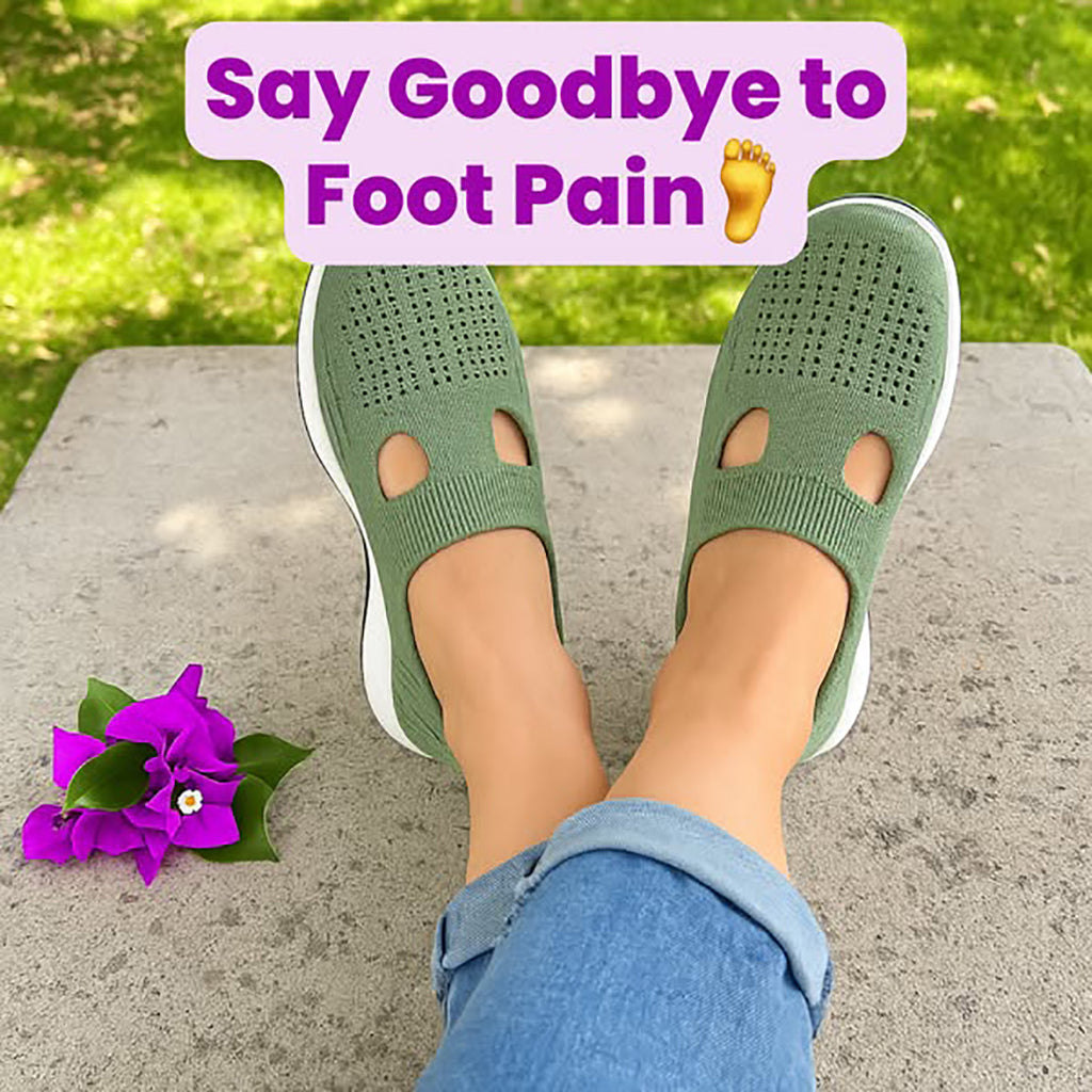 ⭐️UK Top 1 Women Flats⭐️Women's Casual Orthopedic Walking Flats for Middle-Aged and Seniors