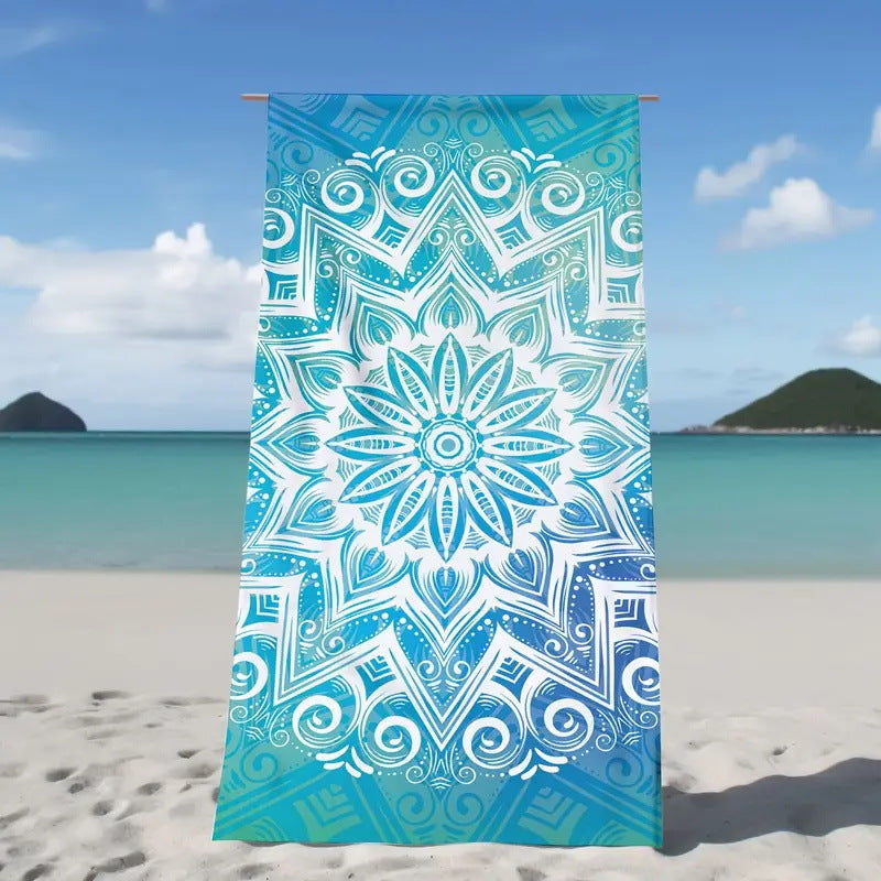 GiftoLuck Tiger Animal Print Quick Dry Beach Towel Summer Holiday Travel Bath Towel