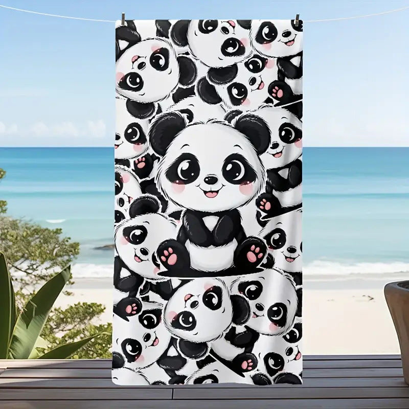 GiftoLuck Tiger Animal Print Quick Dry Beach Towel Summer Holiday Travel Bath Towel