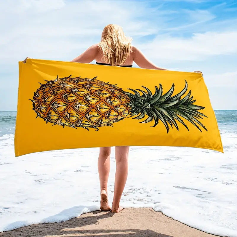 GiftoLuck Tiger Animal Print Quick Dry Beach Towel Summer Holiday Travel Bath Towel