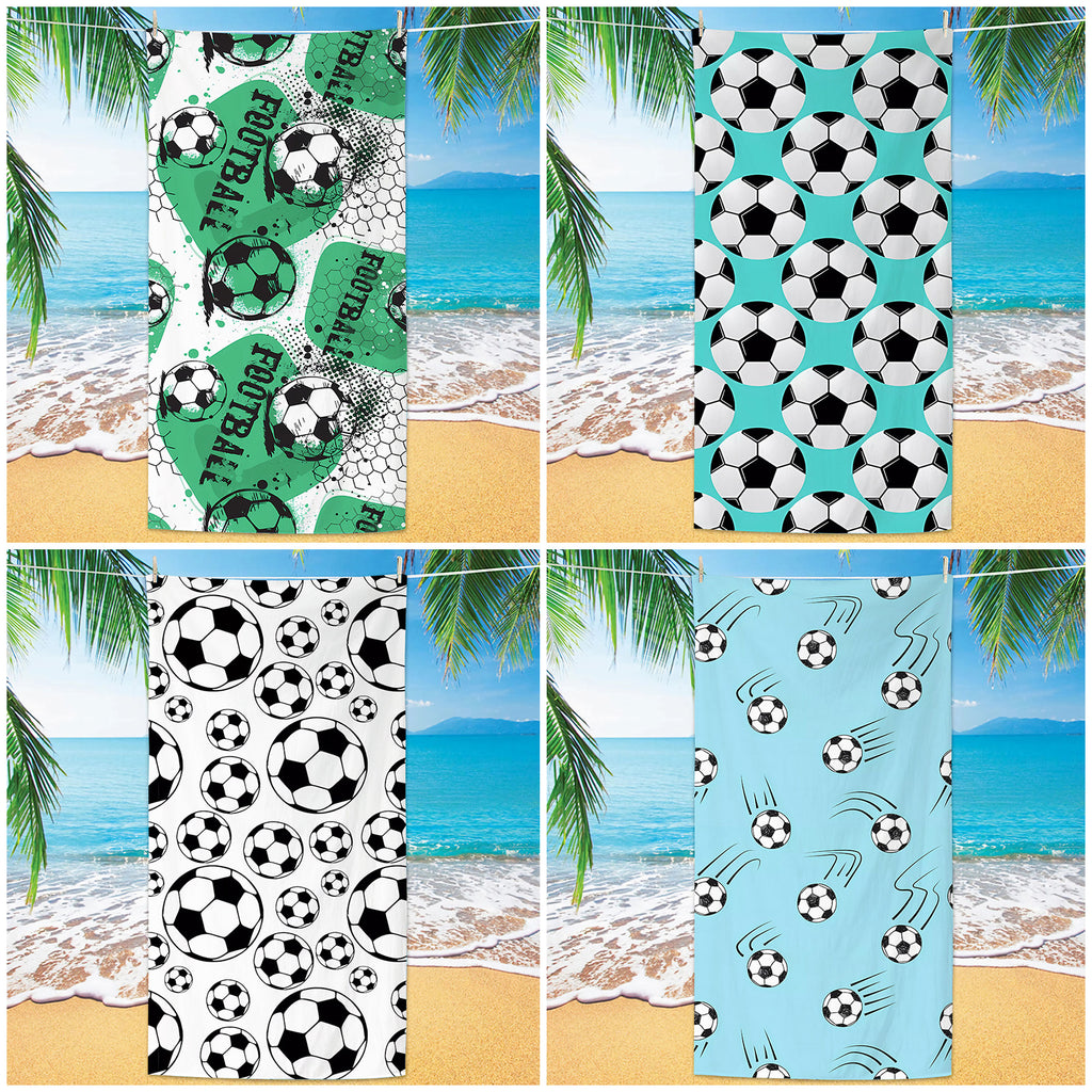 GiftoLuck 2026 Soccer World Cup Beach Towel Quick Dry Microfiber Sand Free Summer Travel Towel