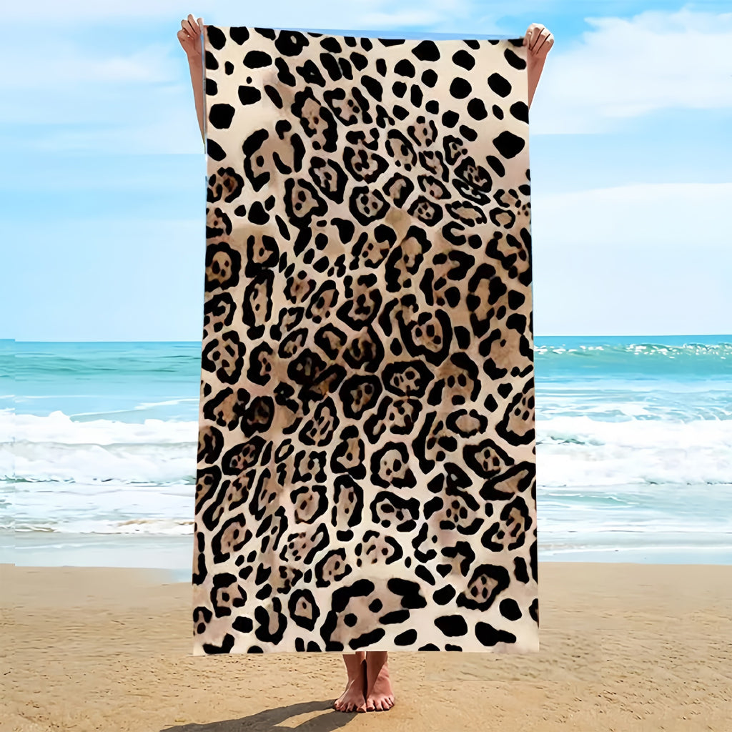 GiftoLuck Rotteroam Skull Print Quick Dry Beach Towel Soft Holiday Travel Summer Bath Towel