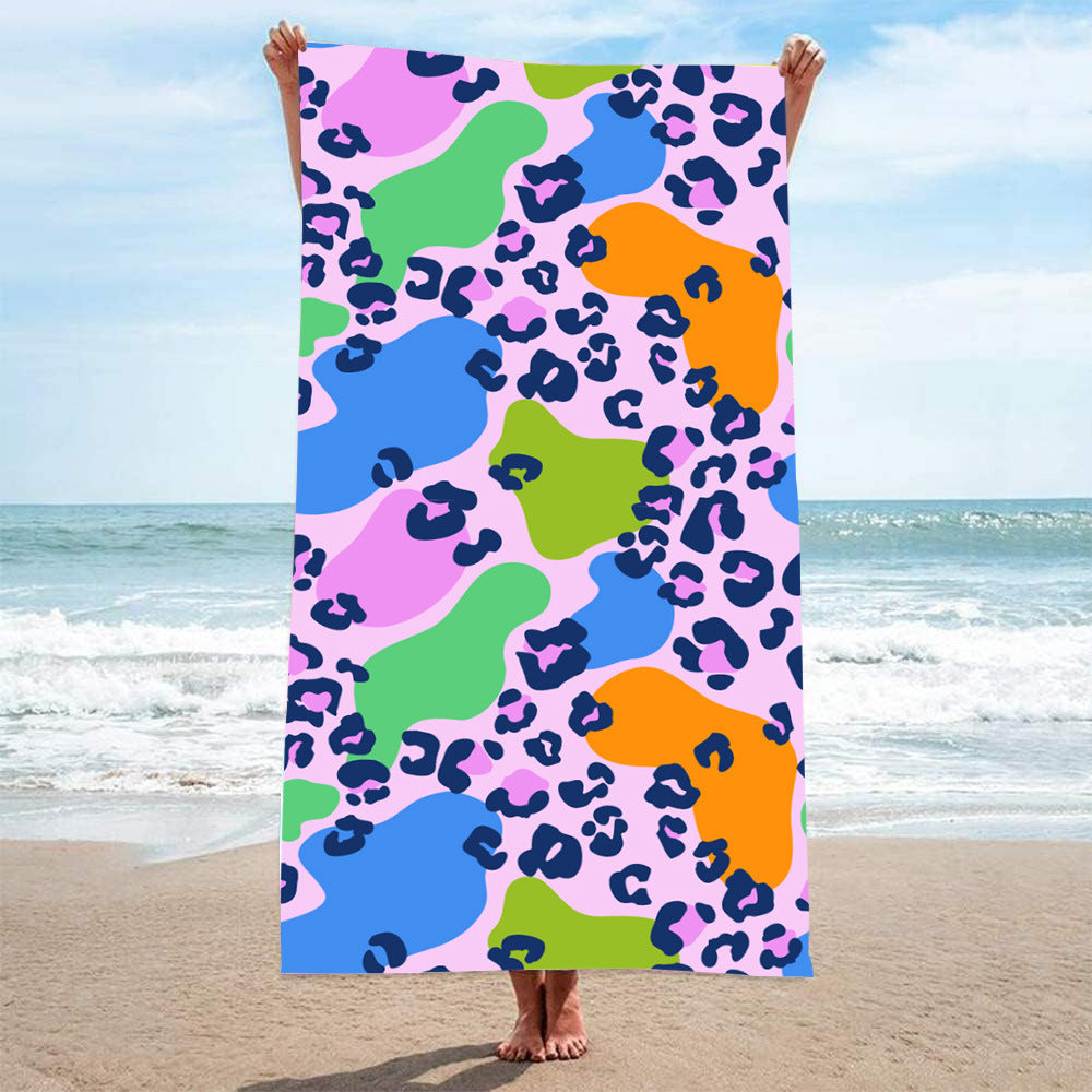 GiftoLuck Rotteroam Skull Print Quick Dry Beach Towel Soft Holiday Travel Summer Bath Towel