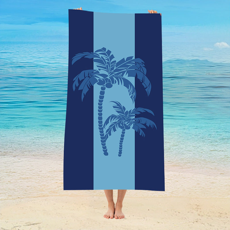 GiftoLuck Summer Beach Towel Quick Dry Coconut Tree Holiday Travel Swimming Beach Towel