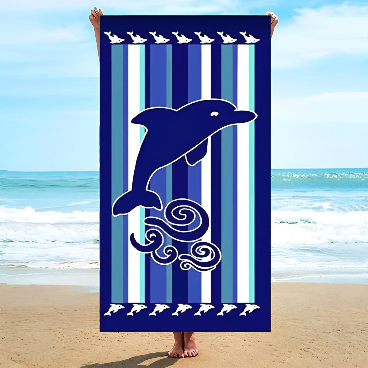 GiftoLuck Ocean Animals Beach Towel Quick Dry Soft Summer Swimming Pool Travel Towel
