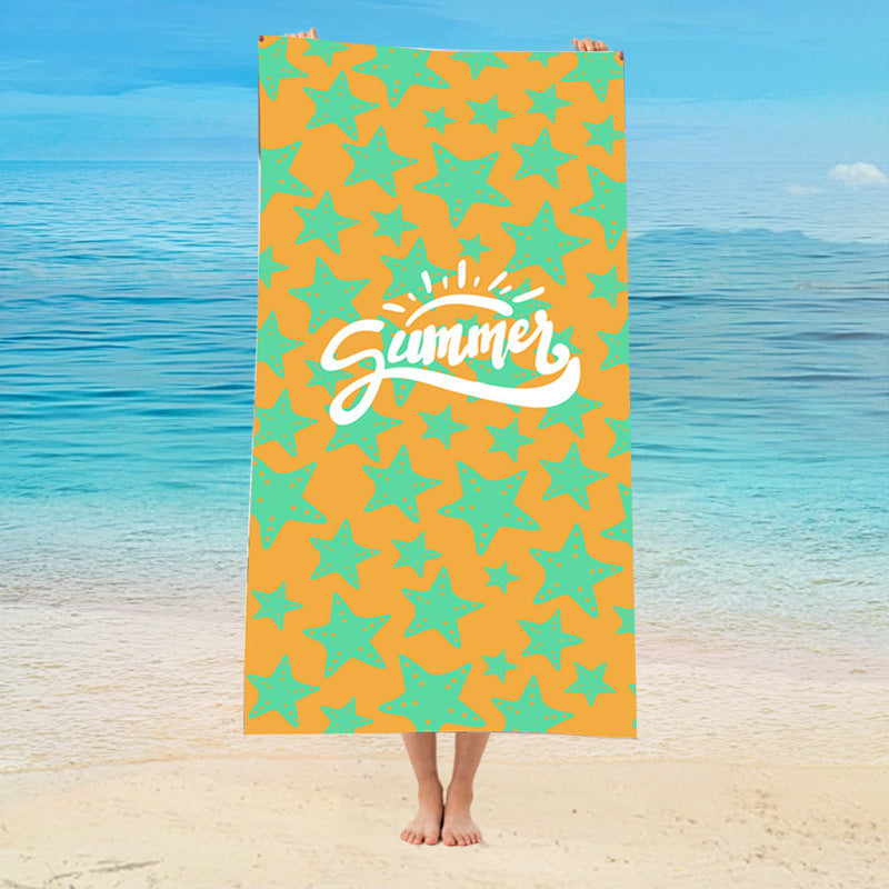 GiftoLuck Summer Beach Towel Quick Dry Coconut Tree Holiday Travel Swimming Beach Towel