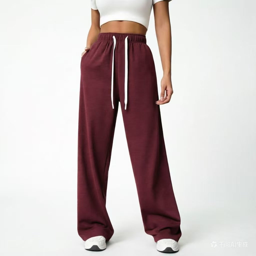 💝Last Day 69% OFF💝Women’s High-Waisted Sweatpants with Pockets – Jogger & Wide-Leg Casual Lounge Pants