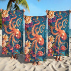 Aonana Octopus Printed Quick-Dry Beach Towel