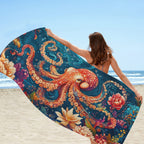 Aonana Octopus Printed Quick-Dry Beach Towel