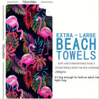 Aonana Flamingo Printed Quick-Dry Beach Towel