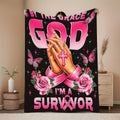 Aonana Christian Faith Flannel Throw Blanket