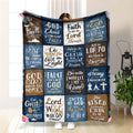 Aonana Christian Gifts for Men Flannel Throw Blanket