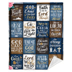 Aonana Christian Gifts for Men Flannel Throw Blanket
