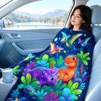 Aonana Fantasy Gaming Dinosaur Cozy Flannel Throw Blanket