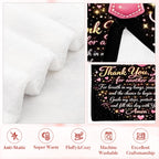 Aonana Christian “Thank You Lord” Printed Flannel Blanket