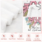 Aonana Christian “But God Made A Way” Printed Flannel Blanket