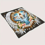 Aonana Jesus Christ Flannel Throw Blanket