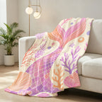 Aonana Luxury Mermaid Tail Cozy Flannel Throw Blanket