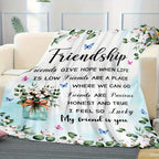 Aonana "My Friend Is You" Friendship Gifts Flannel Throw Blanket