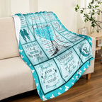 Aonana "To My Bestie" Girls Gift Flannel Throw Blanket