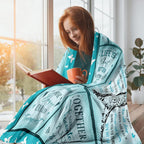 Aonana "To My Bestie" Girls Gift Flannel Throw Blanket