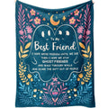 Aonana "To My Best Friend" Ghost Friends Gift Flannel Throw Blanket