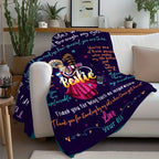 Aonana "To My Bestie" Truly Great Friend Gift Flannel Throw Blanket